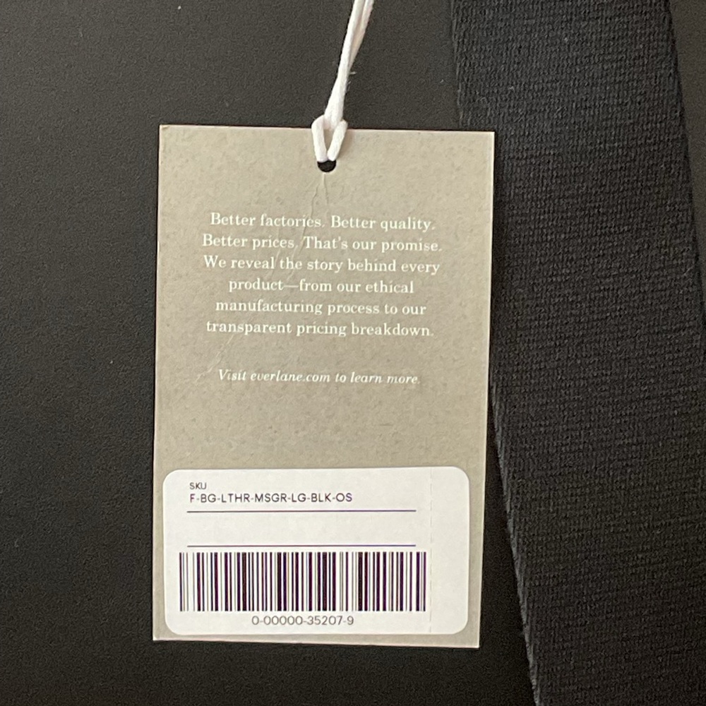 Everlane Form Bag ⭐️ NWT ⭐️ black ⭐️ crossbody ⭐️ dust bag ⭐️ - Picture 8 of 15